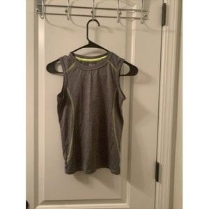 Zone Pro Boys Sleeveless Muscle Tee Shirt Tank Top Gray Size Medium